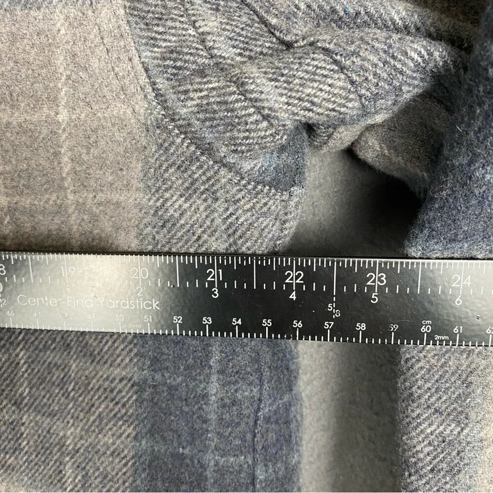 Jachs Wool Blend Shacket Mens M Plaid Flannel Sherpa Lined‎ Heavyweight